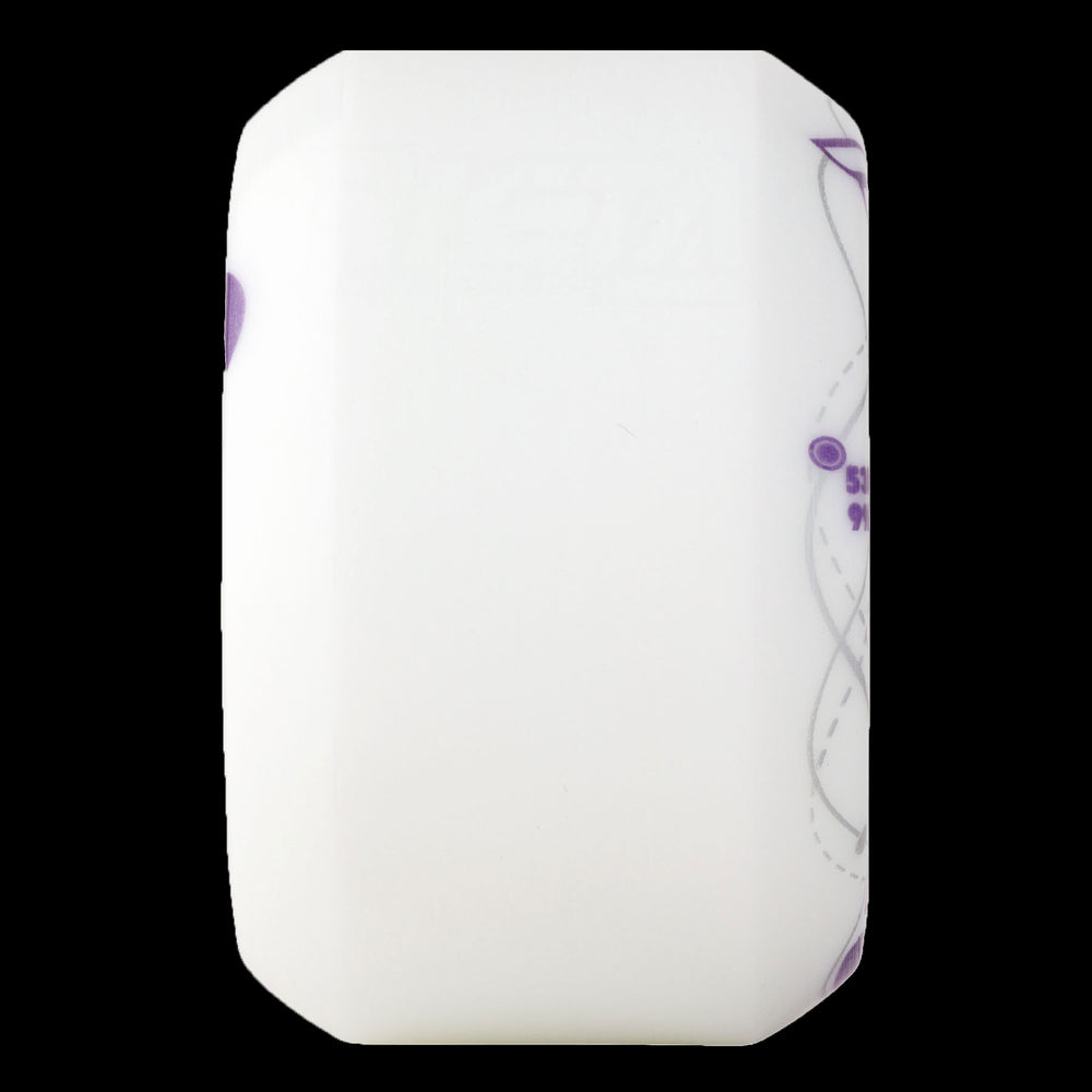 53mm Brevard Orbital Naturals White Purple Wide 99a Ricta Skateboard Wheels