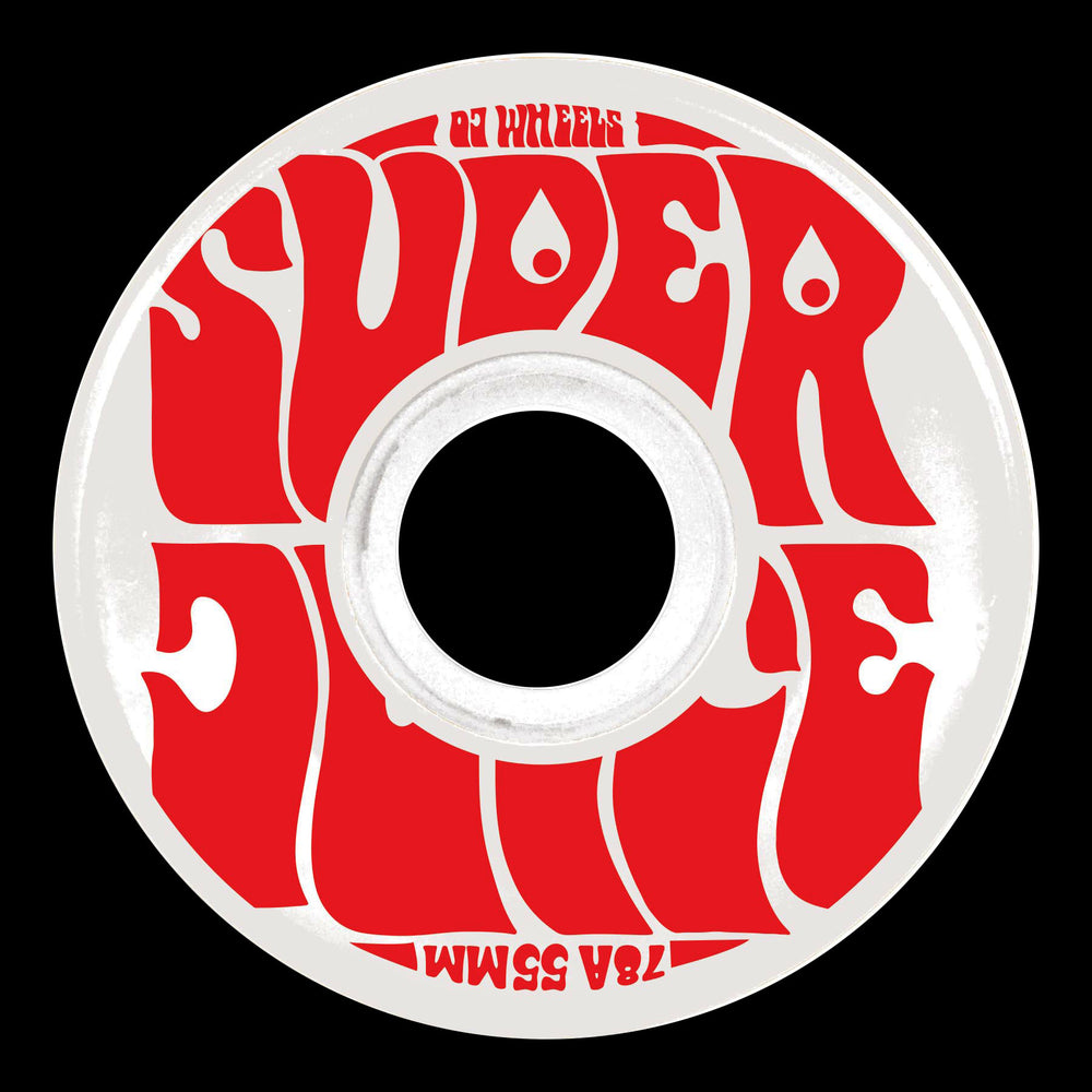 55mm Mini Super Juice White 78a OJ Skateboard Wheels