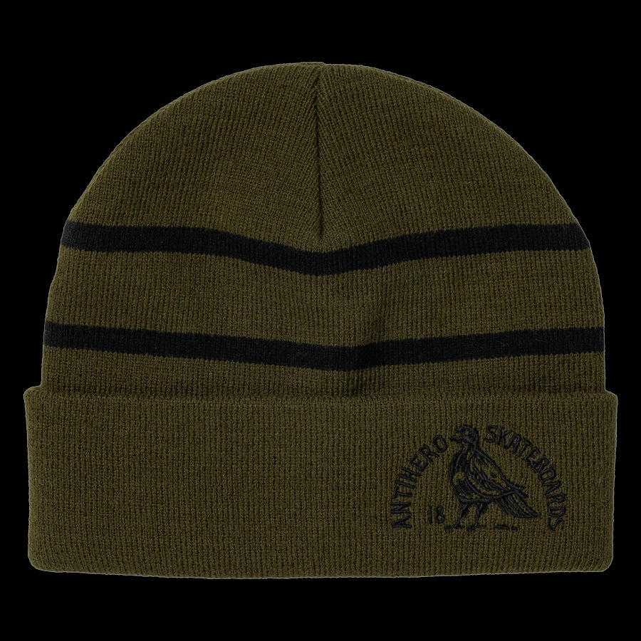 Antihero Clubhouse Cuffed Beanie - Olive