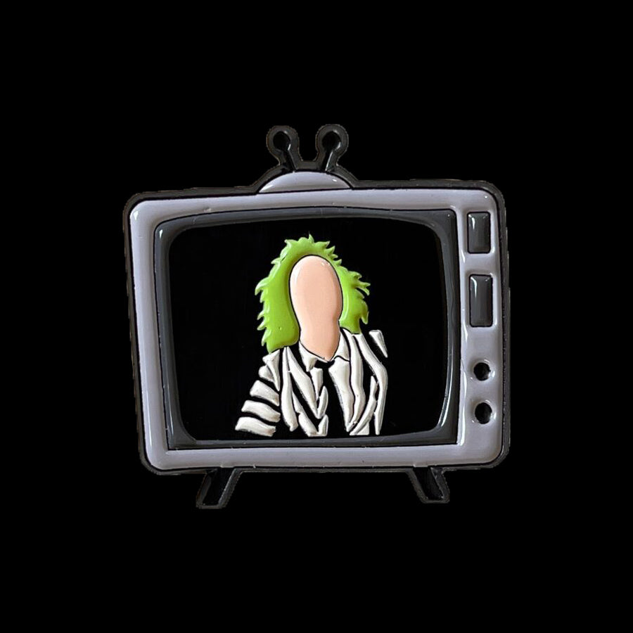 Beetlejuice TV Enamel Pin