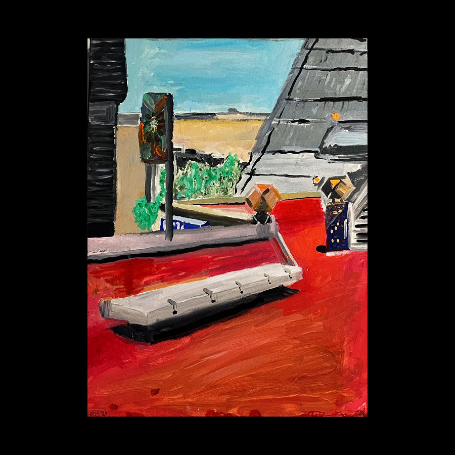 Eric Look "China Banks" Painting
