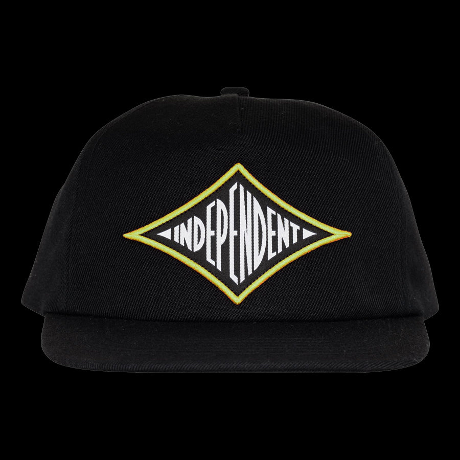 RTB Pilot Snapback Unstructured Hat Unisex - Black