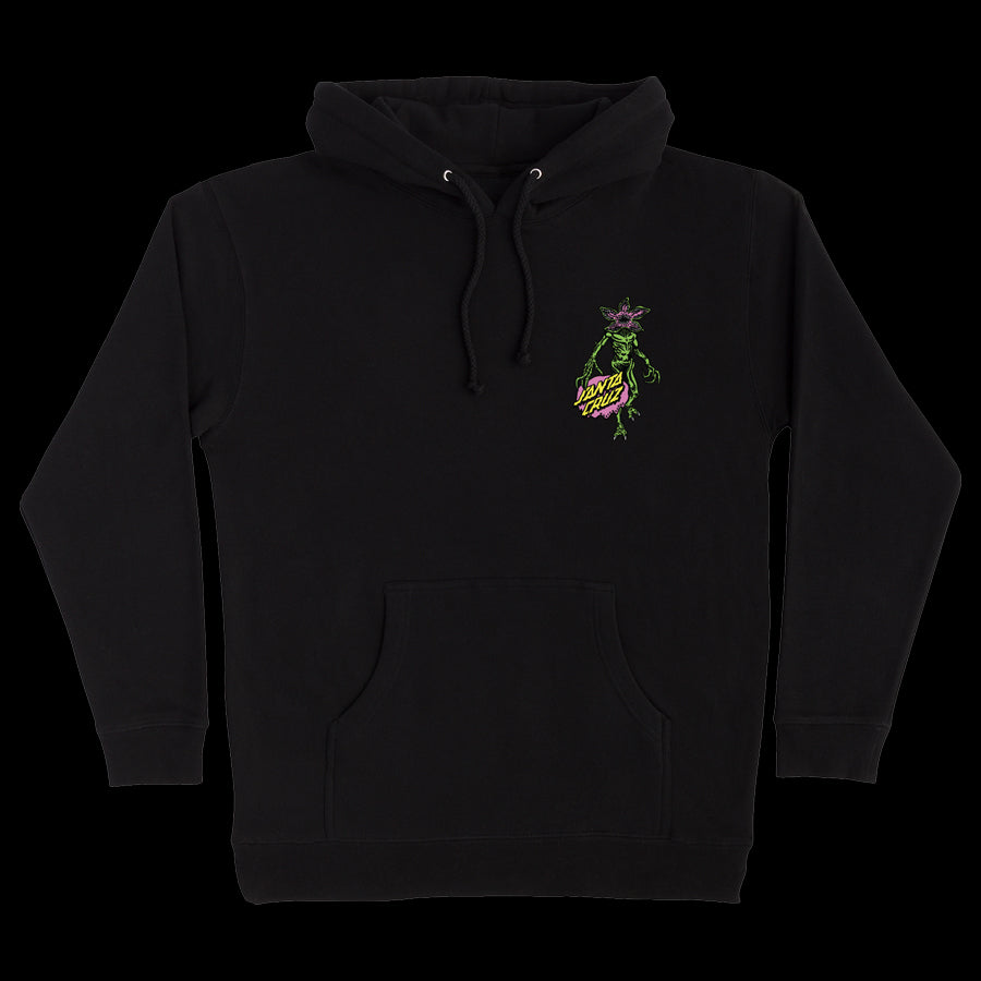 Stranger Things Demogorgon Dot P/O Hooded Heavyweight Sweatshirt - Black