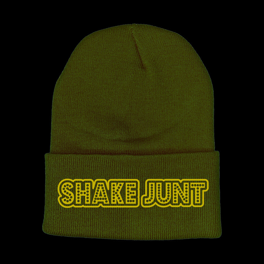Shake Junt Stretch Logo Beanie - Green