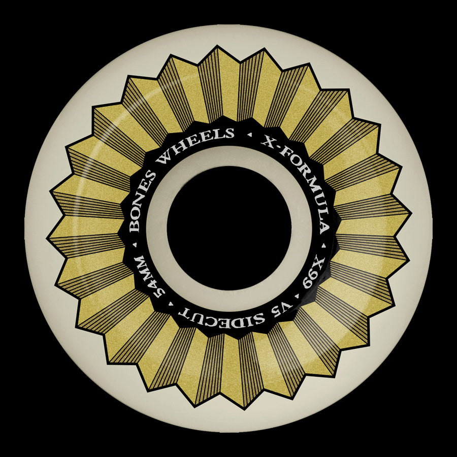 BONES X-Formula Skateboard Wheels XF SIDECUT 54mm V5 99A