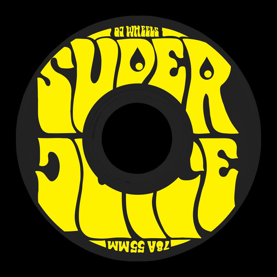 55mm Mini Super Juice Black 78a OJ Skateboard Wheels