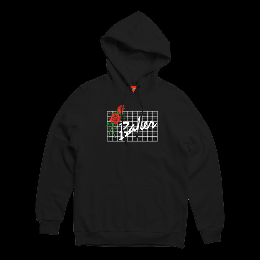 Baker Black Roses Hoodie - Black