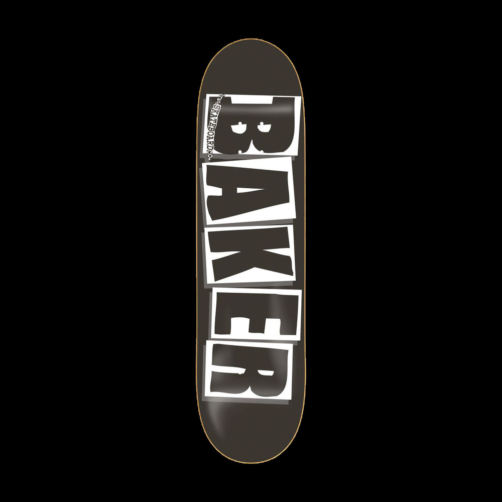 Baker Logo Deck Black/Wht All Sizes
