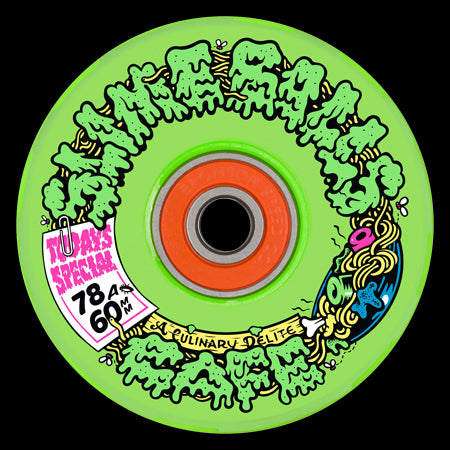 60mm SB Cafe Light Ups OG Slime Green 78a Slime Balls Skateboard Wheels