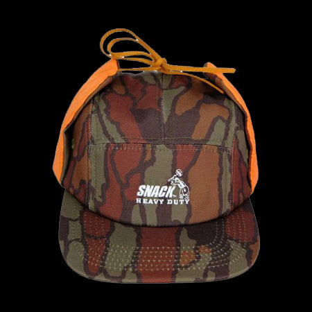 Snack Bark Camo Earflap Hat