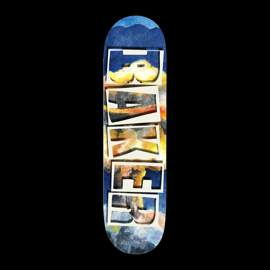Baker Casper Brooker "Watercolor" Logo Skateboard Deck - 8.38