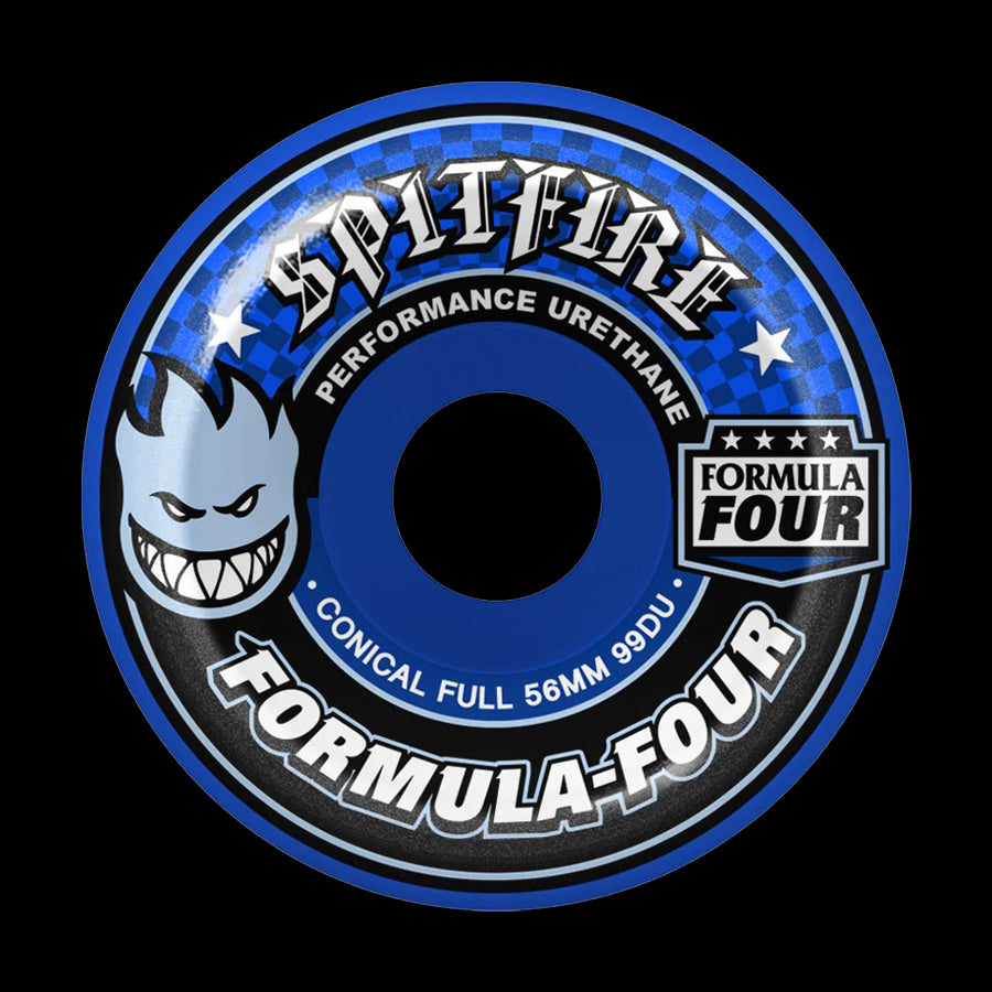 Spitfire Formula Four Conical Full Blue 56mm 99a