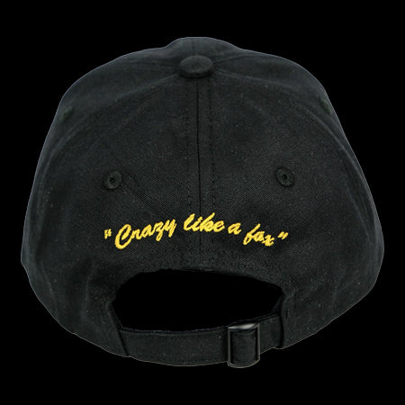 Snack Crazy Like A Fox Hat - Black Unisex