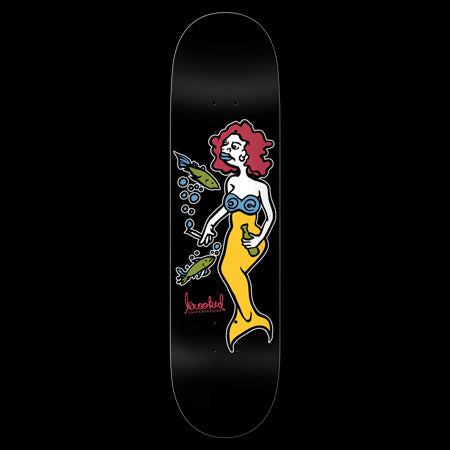 Krooked DBX Team Mermaid Black Skateboard Deck 8.25