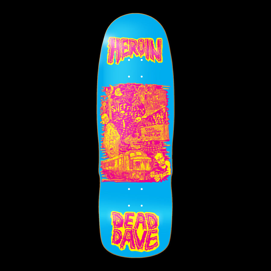 Heroin Dead Dave Allegory of Fear Shaped Deck 10.1
