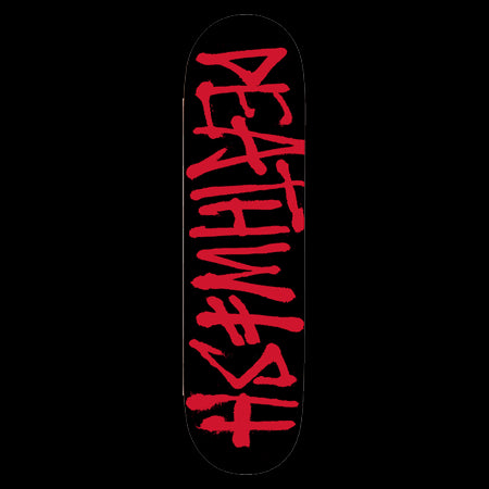 Deathwish Deathspray Black/Red Skateboard Deck 8.25