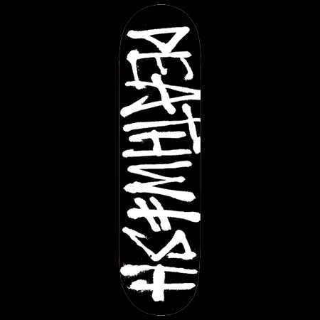 Deathwish Deathspray Black/White Skateboard Deck ALL SIZES
