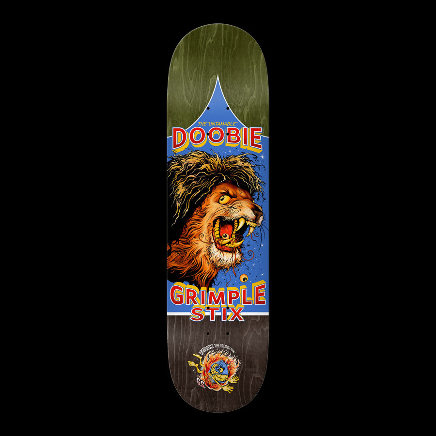 Grimple Stix Doobie Obviously Skateboard Deck 8.5