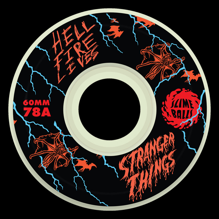 60mm Stranger Things Meek Slasher Eddie OG Slime GITD 78a Slime Balls Skateboard Wheels