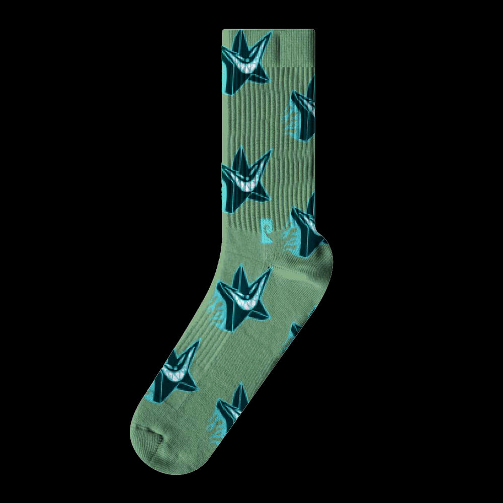 Psockadelic "Evil Star" Socks