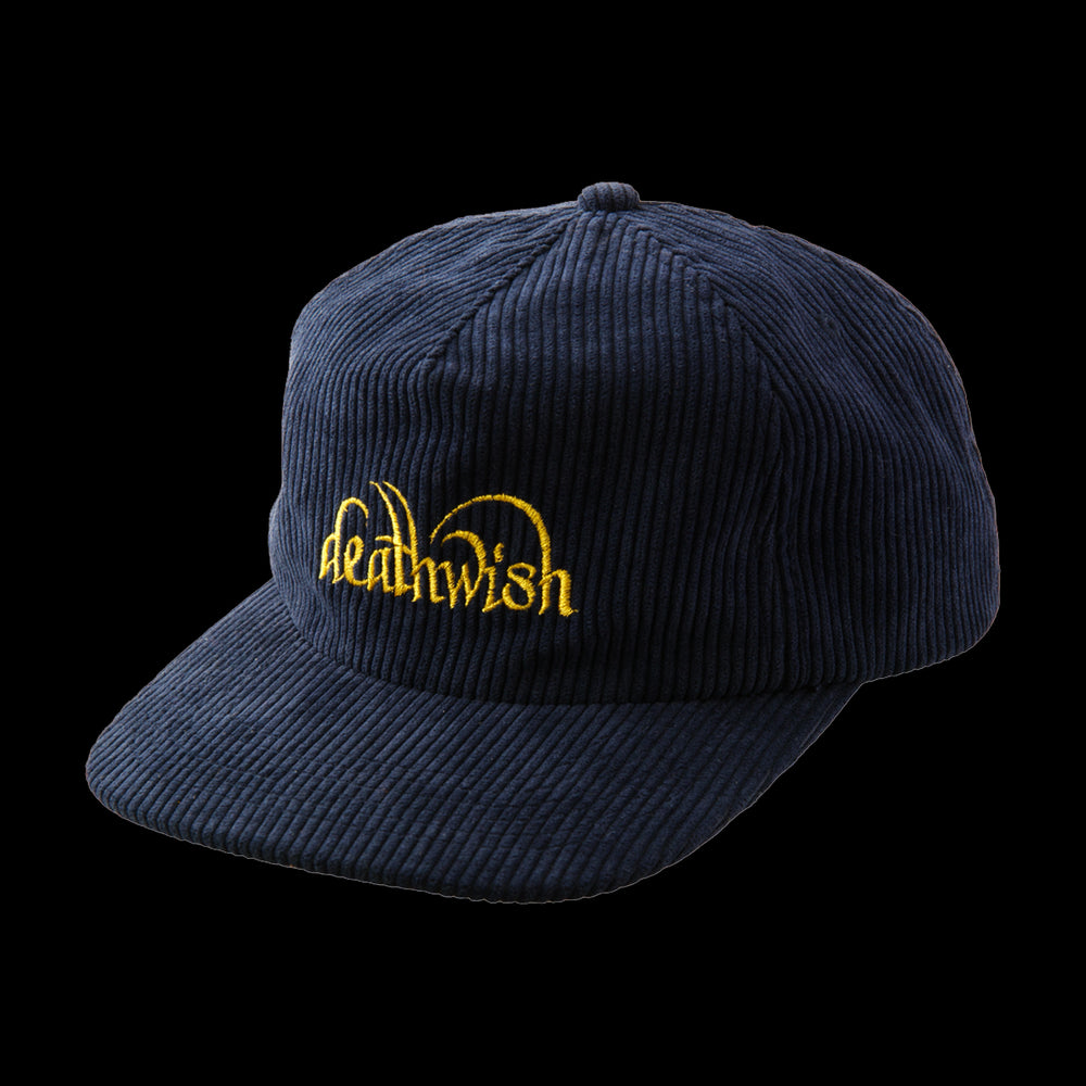 Deathwish "Golden" Navy Corduroy Snapback