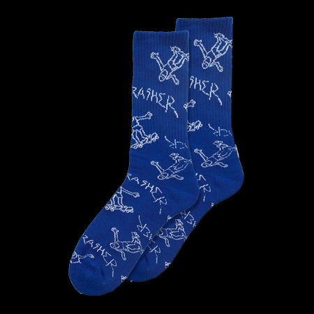 Thrasher Gonz Crew Socks - Blue