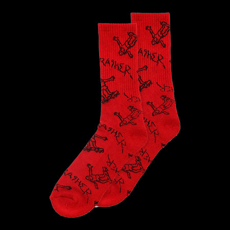 Thrasher Gonz Crew Socks - Red