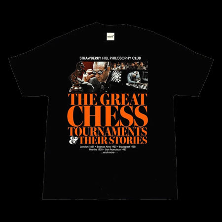 Strawberry Hill Philosophy Club Great Chess Tournaments Tee - Black