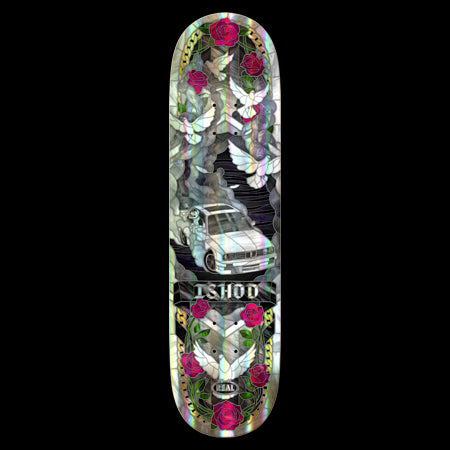Real Ishod Holographic Cathedral II Twin Tail Skateboard Deck 8.3