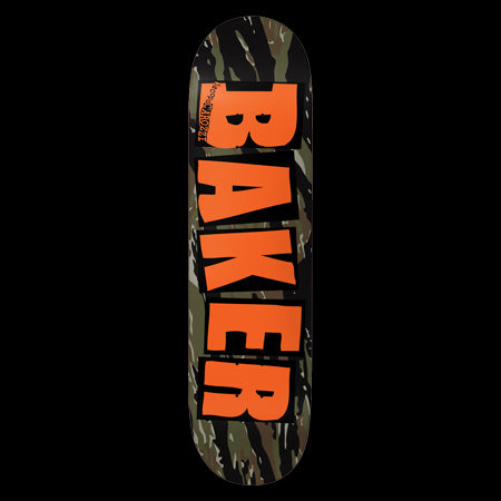 Baker Jacopo Carozzi Brand Logo Tiger Stripe Skateboard Deck Twin 8.38