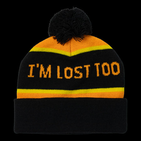Jalopi "I'm Lost Too" Patch Beanie Black/Orange