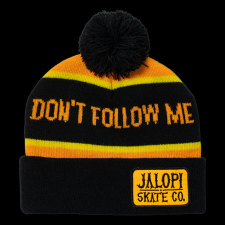 Jalopi "I'm Lost Too" Patch Beanie Black/Orange