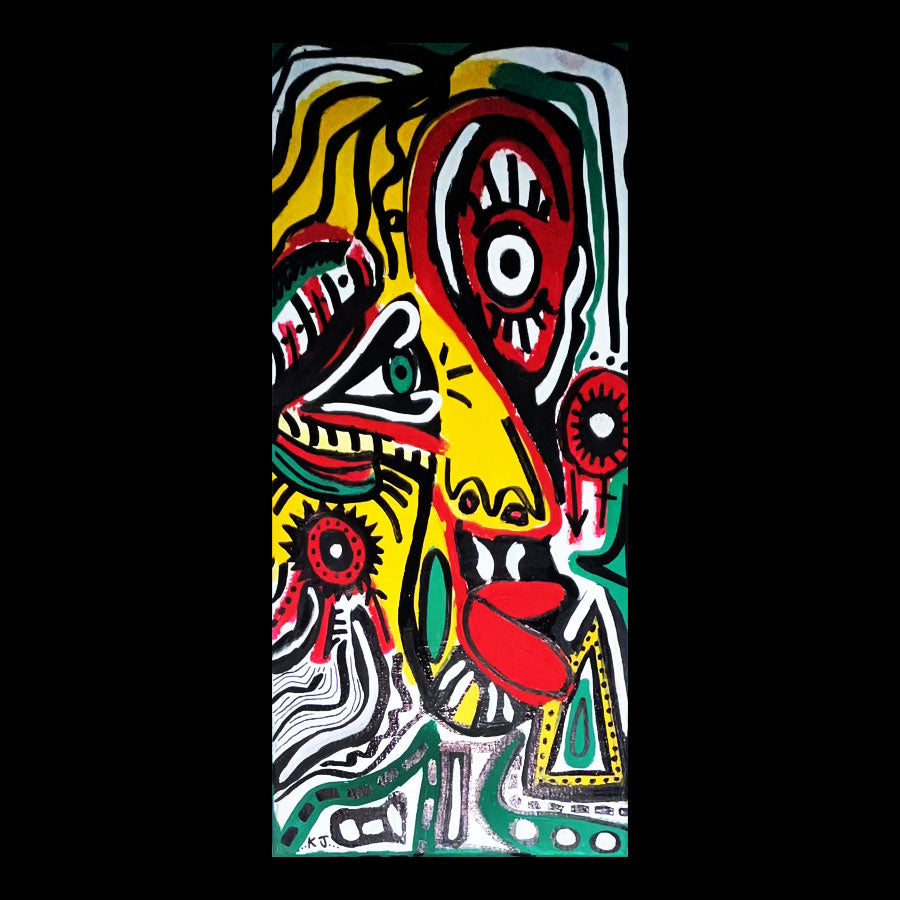 Kayl Johnson "Loops" Painting