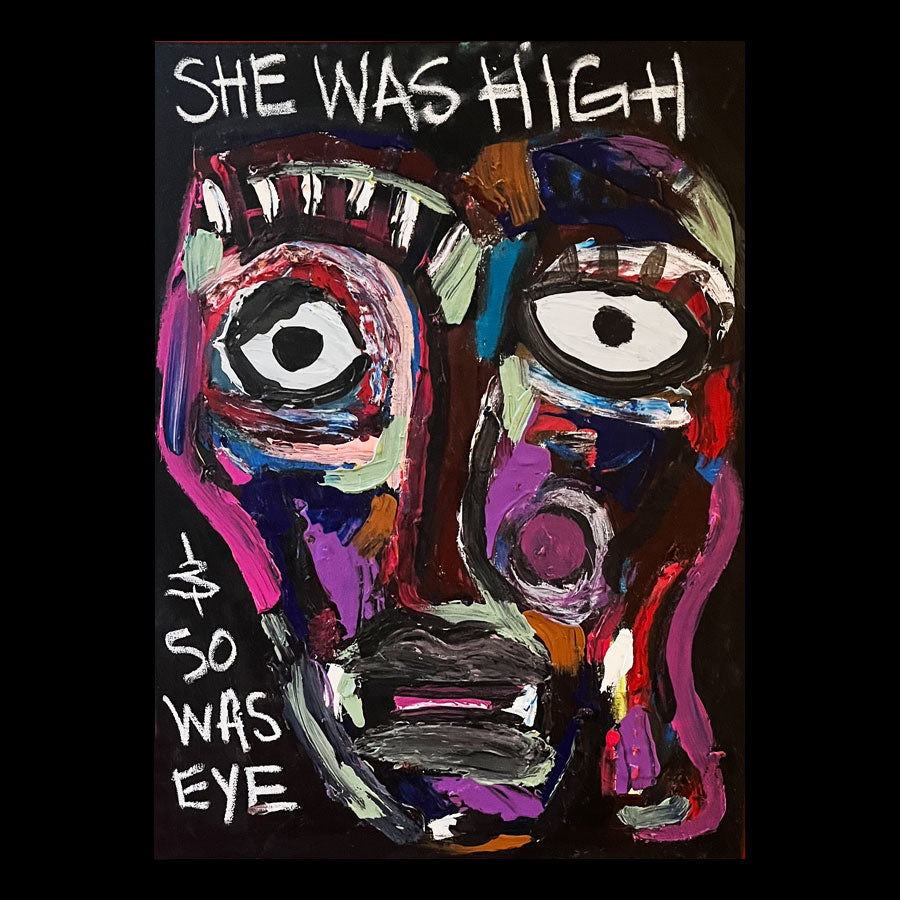 Kayl Johnson "She Was High" Painting