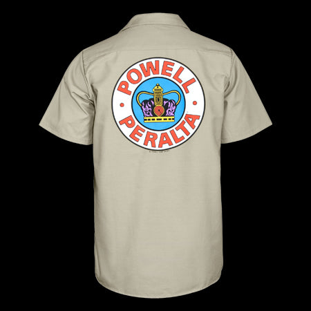 Powell Peralta Work Shirt Supreme Khaki