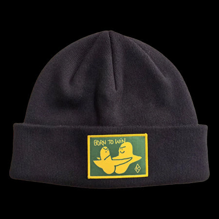 Krooked Born To Win Cuff Beanie Black Unisex