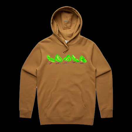 Snack Leafcutter Hoodie Brown