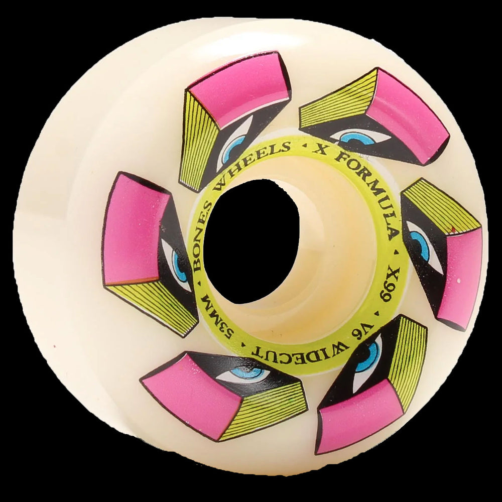 Bones X-Formula Look Book 99a V6 Wide-Cut Skateboard Wheels