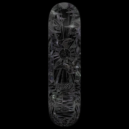 Real Mason Black Sunday Cathedral Skateboard Deck 8.25