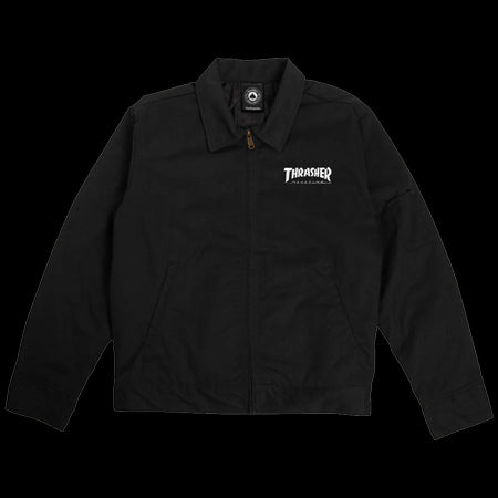 Thrasher Embroidered Mag Mechanic Jacket - Black