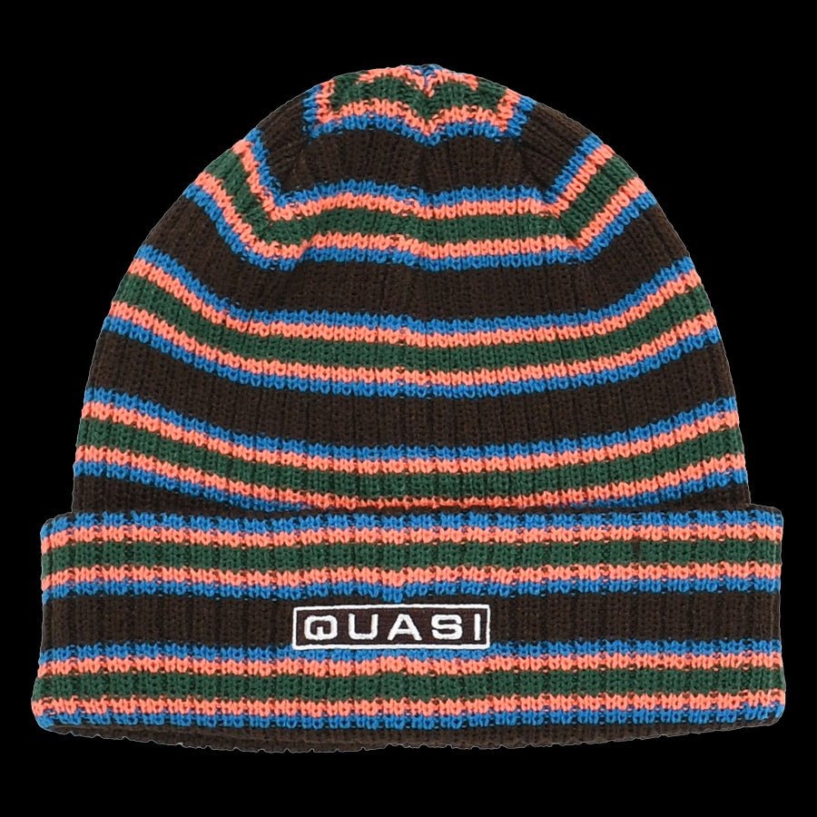 Quasi "Montage" Beanie - Brown/Multi