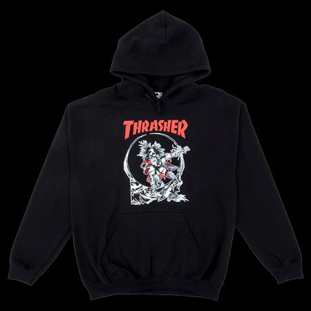 Thrasher Skate Outlaw Hooded Sweatshirt - Black