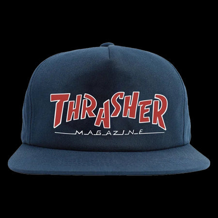 Thrasher Parra Mag Snapback Hat Navy Unisex