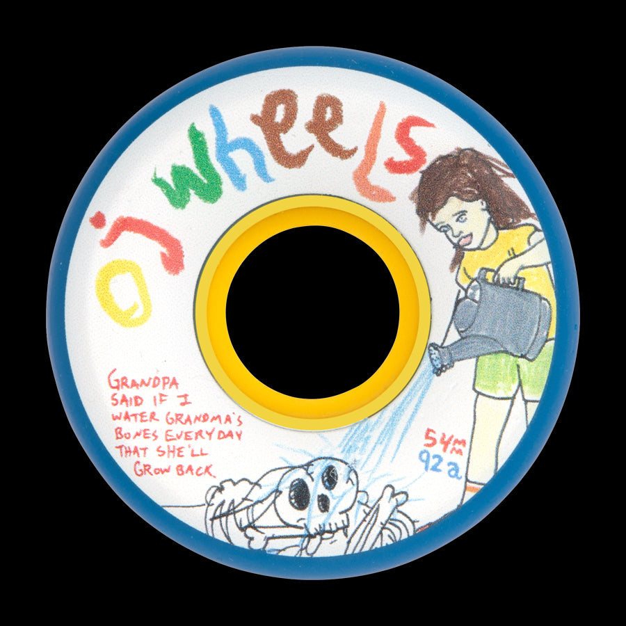 OJ 54mm Porous Walker Grandmas Keyframe Blue 92a Skateboard Wheels