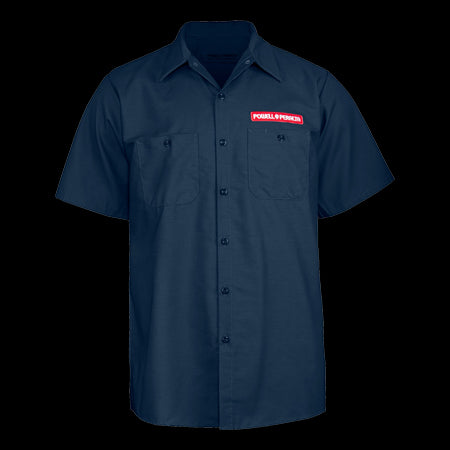 Powell Peralta Work Shirt Winged Ripper Navy