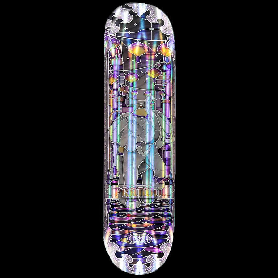 Real Skateboards Praman Holographic Cathedral Deck 8.5