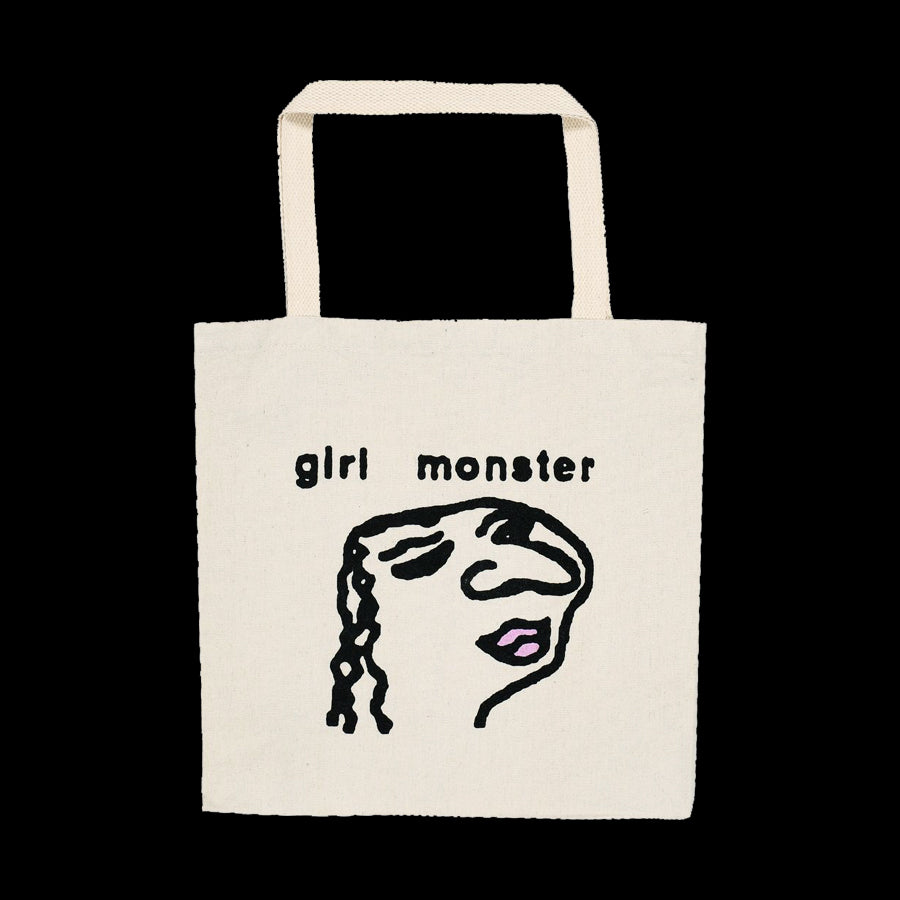 Quasi "Girl Monster" Tote Bag - Natural