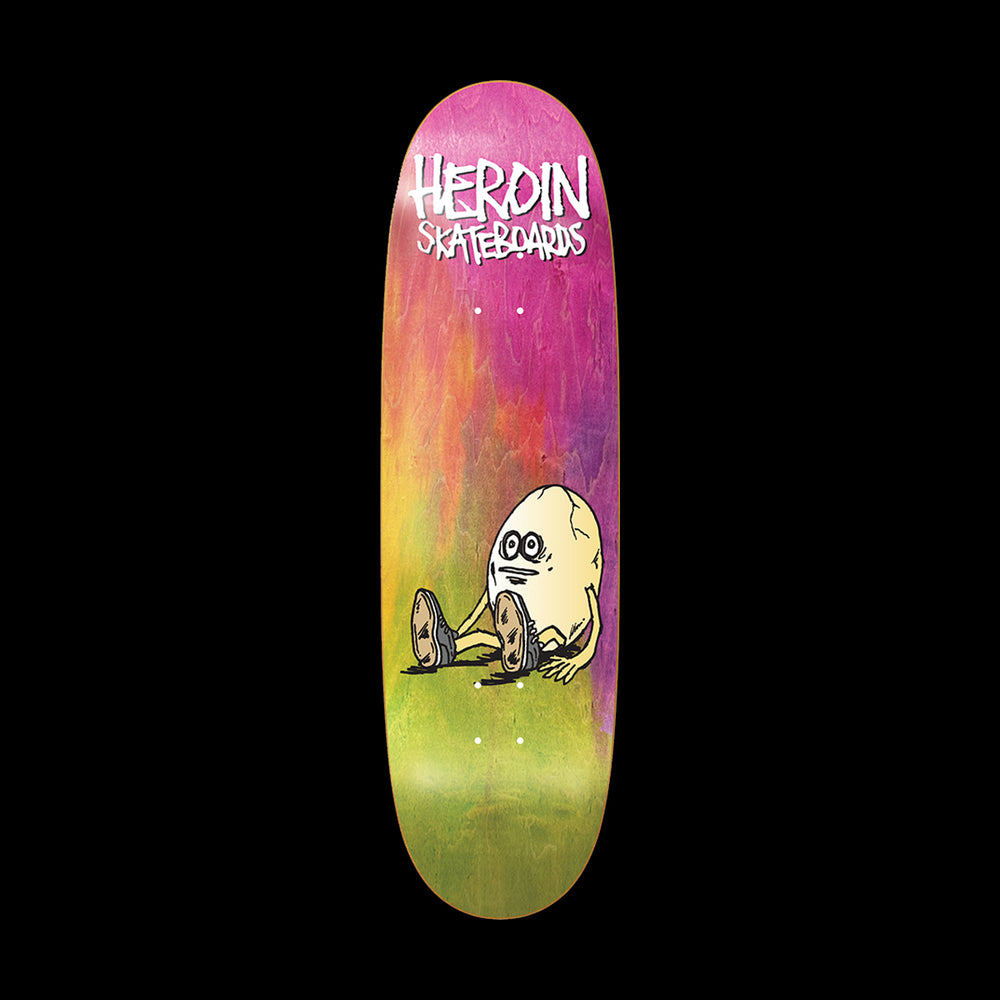 Heroin Skateboards Rainbow Egg 9.125