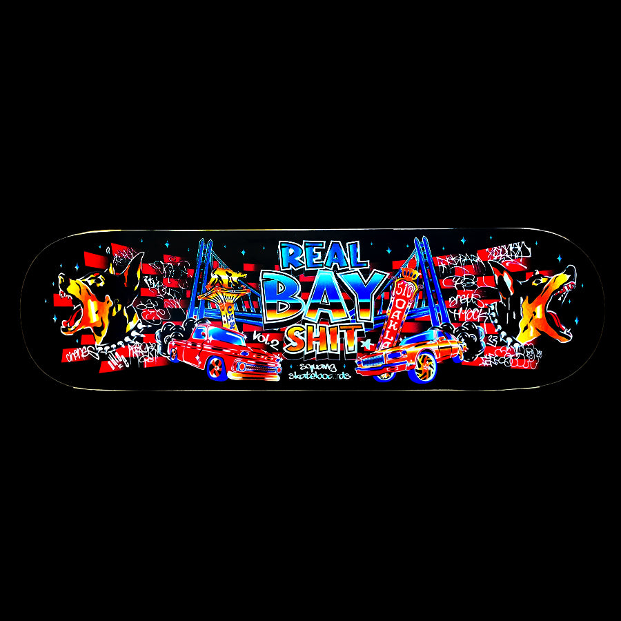 Squang Skateboards "Real Bay Shit v2" Deck ALL SIZES