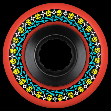 BONES WHEELS ATF Rough Rider Skateboard Wheels ROUGH RIDERS 59MM ALL-TERRAIN 80A RED 4PK